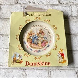 Royal Doulton Bunnykins Christening Plate‎